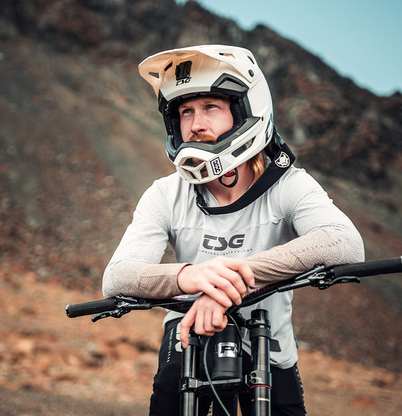 portrait of mountain biker Chris Visscher